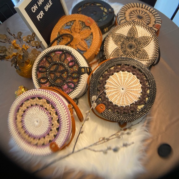 Handbags - Rattan bag made in bali indonesia